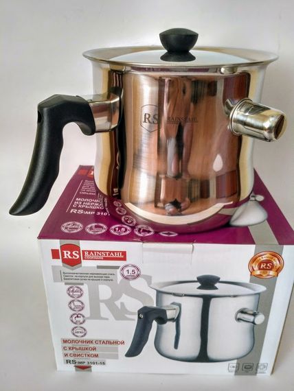 Молоковарка зі свистком Rainstahl RS-3101-15, 1.5 л, молочник із неіржавкої сталі | Зображення 9