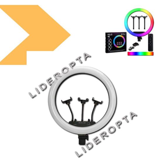 Кольцева лампа RGB 45 см XPRO MJ-18 (AM-2411_1184) | Зображення 3