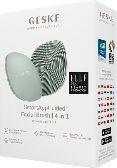 Щітка для обличчя GESKE Facial Brush 4в1 green | Зображення 7