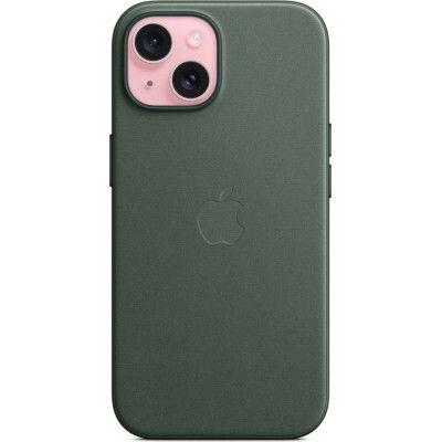 Чехол для мобильного телефона Apple iPhone 15 FineWoven Case with MagSafe Evergreen (MT3J3ZM/A) | Зображення 1