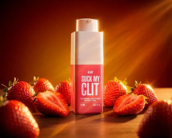 Гель для кліторальної стимуляції - Intt Suck My Clit Wild Strawberry, 15 мл Sex Aura | Зображення 6