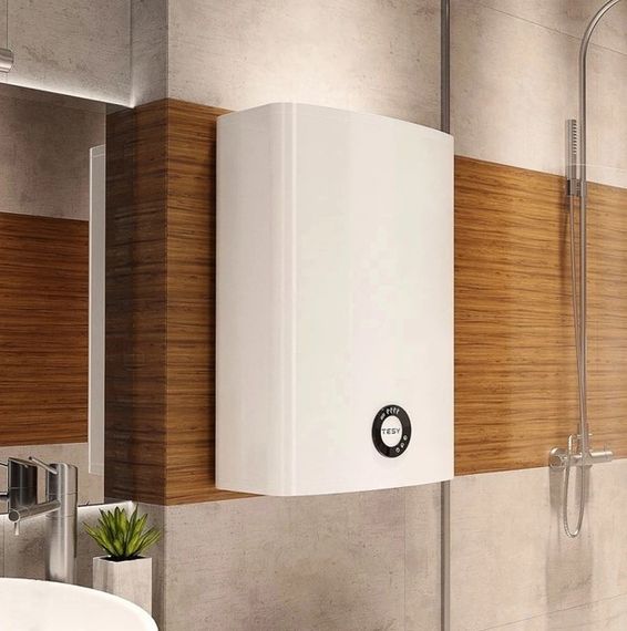 Водонагрівач Tesy Bellislimo Lite Dry GCR 502712D E32 EC 50 л, 1,2 кВт, "сухий" ТЕН, універсальний, прямокутний, білий (306086) | Зображення 4