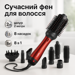 Фен для укладання локонів VGR, Потужний фен для швидкого сушіння Багатофункціональний зачісок HG-53
