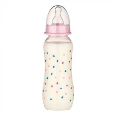 Бутылочка для кормления Baby-Nova Droplets, 240 мл, Розовый (3960075)