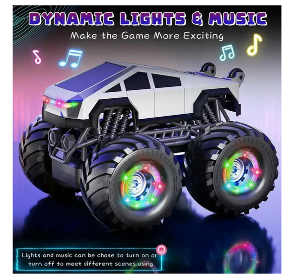 Машинка Джип Stunt Car OFF Road Cybertruck LH-C096 ∙ RC внедорожник Stunt Car Cybertruck с трюками 360° | Зображення 5