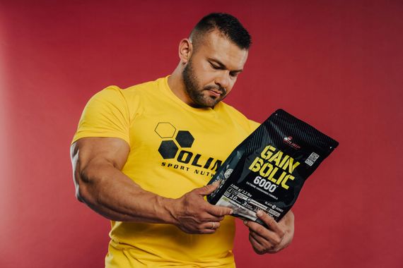 Гейнер Gain Bolic 6000 bag 1000 g (Banana) | Зображення 3