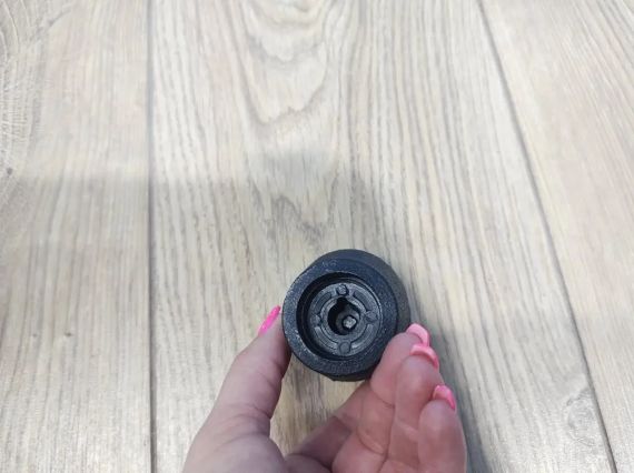 Renault Twingo (01-08) ручка КПП перемикання передач срібляста, чорна схема 5 ступка, Рено Твінго | Зображення 2