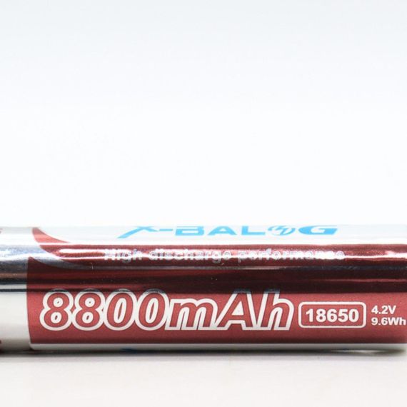 Акумулятор, 1шт Li-Ion 18650 X-Balog, 8800 mAh 4,2В / Акумуляторна літій-іонна батарейка | Зображення 7