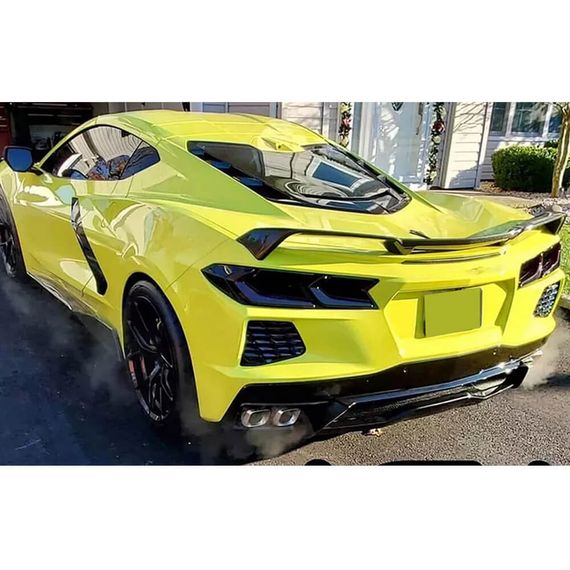 Спойлер V2 (Карбон) для Chevrolet Corvette C8 2019- рр | Зображення 2