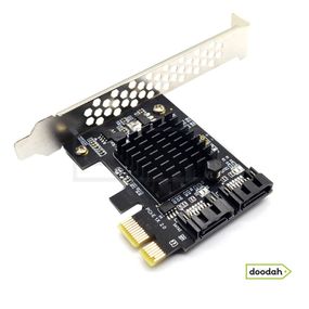 Адаптер SATA III (6 Гбіт / с) PCI-E (для підключення додаткових hdd / ssd) - PCE2SAT-M01 VER006S.