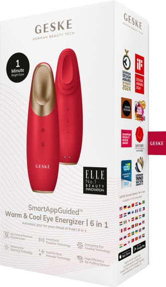 Енерджайзер для очей GESKE Warm & Cool Eye Energizer 6в1 red | Зображення 9