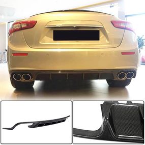 Дифузор заднього бампера (для Base/S/S Q4 2013-2017, Карбон) для Maserati Ghibli рр