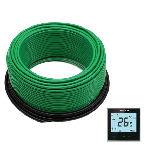 Комплект Нагревательный кабель ThermoGreen CT20-300W 155м2 + Терморегулятор ITEO 4
