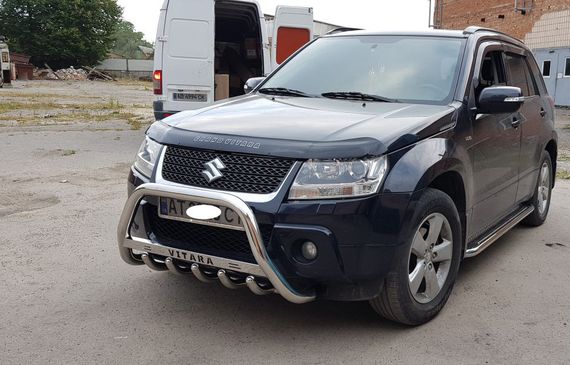 Кенгурятник WT004 (нерж) для Suzuki Grand Vitara 2005-2017 гг | Зображення 4