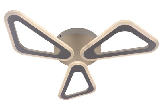 Люстра світлодіодна стельова LED світильник для квартири на стелю лед з пультом 25637 Білий 8х57х57 см. | Зображення 3