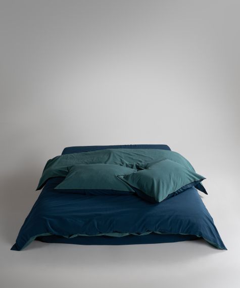 Постільна білизна Limasso Stonewashed Essualte 200 х 220 см  Dress Blue - Dark Green | Зображення 5