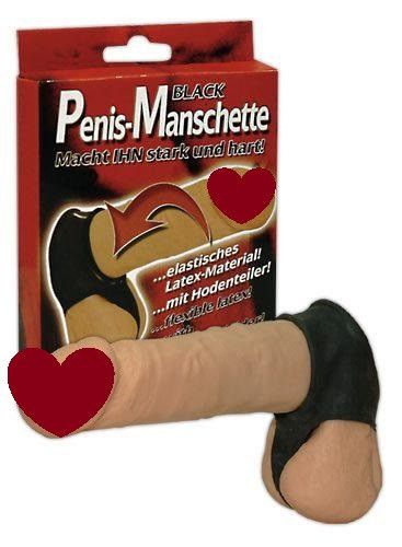 Эрекционное кольцо Penismanschette blac sexstyle