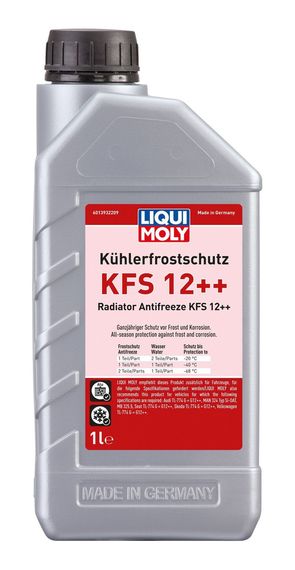 Антифриз Liqui Moly Kuhlerfrostschutz KFS G12++ (концентрат, червоний) 1л.