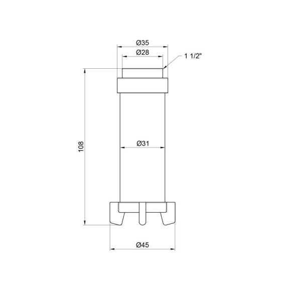 Фильтрующий катридж Icma для фильтров 1"х1" 1/4 №752 | Зображення 1