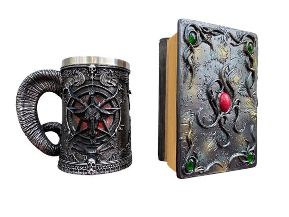 Подарунковий набір Кухоль 3D Стародавні Боги та Блокнот 3D «Лісовий Гримуар Лиси» | Зображення 1