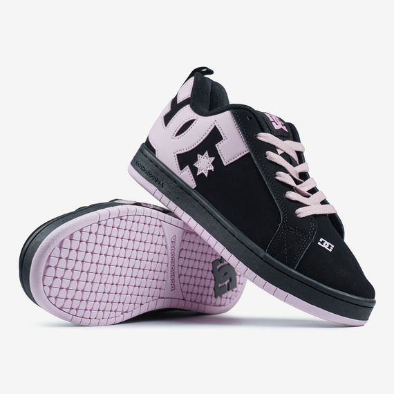 Кросівки DC Court Graffik Black Pink , В'єтнам , Снікерcи DC Court Graffik Black Pink | Зображення 8