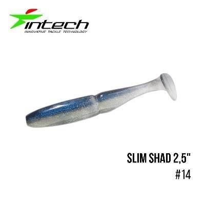 ".Приманка Intech Slim Shad 2,5"(12 шт) (#14)
