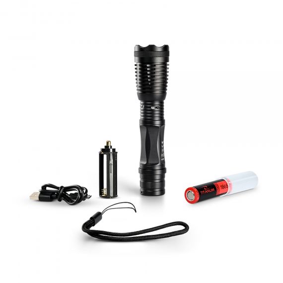 Портативний світлодіодний ліхтарик TITANUM TLF-T12 350Lm 5000K Black | Зображення 5