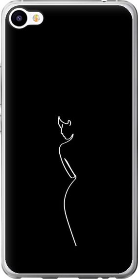 Чехол на Meizu M3x Силуэт1 "4590u-633-17620"