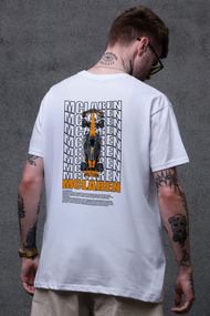Оверсайз футболка Without з принтом Mclaren White