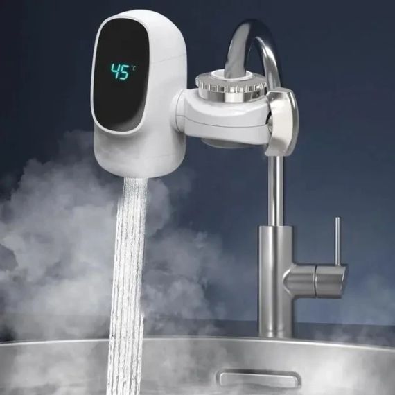 Водонагрівач проточний насадка на кран для кухні Water Heater ZSW-D03 c LCD дисплеєм 3 кВт | Зображення 2
