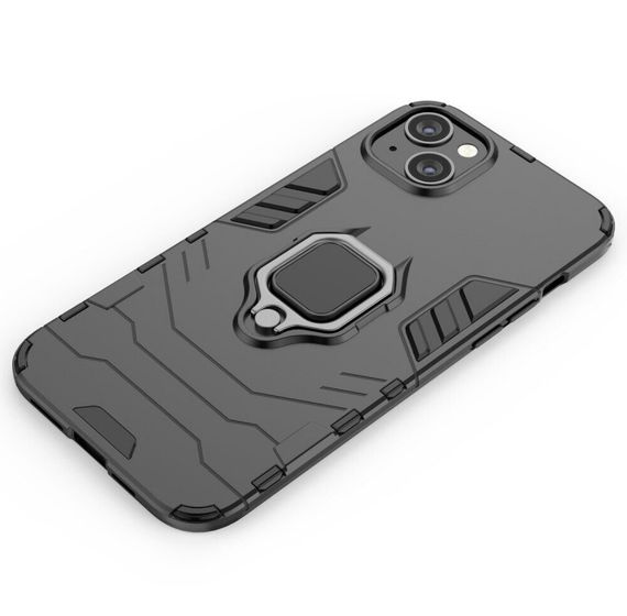 Чехол бампер Primolux Ring Armor для Apple iPhone 14 Plus - Black | Зображення 3