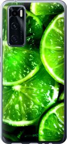 Чохол на Vivo V20 SE Зелені часточки лимона "852u-2128-2448"