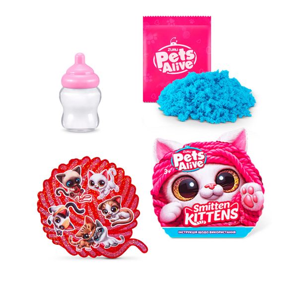 Интерактивный игровой набор-сюрприз Игривые котята Pets & Robo Alive 9541 в ассортименте | Зображення 3
