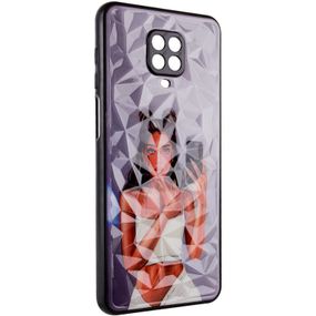 TPU+PC чохол Prisma Ladies для Xiaomi Redmi Note 9s / Note 9 Pro / Note 9 Pro Max TPU+PC, Black in White