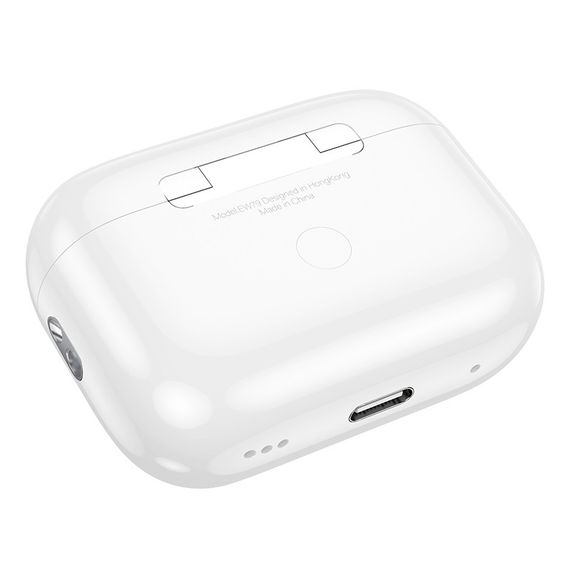 Бездротові TWS навушники Hoco EW79 Bright with Touch Screen ANC White | Зображення 4