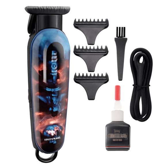 Тример V-260 Red, 3 насадки, акумулятор 2000mAh, 9000 RPM, LED-дисплей (46073-V-260 RED_923) | Зображення 1