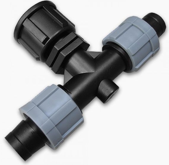 Трійник Bradas крапельна стрічка х2 / різьба внутрішня 1/2" 25 шт (DSTA05-12L)