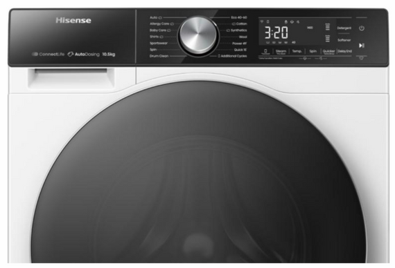 Пральна машина автоматична Hisense WF5S1045BW/UA | Зображення 8