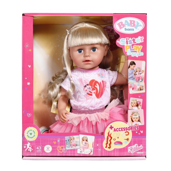 Стильная Baby кукла с аксесуарами 43См