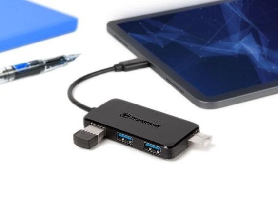 Хаб Transcend USB Type-C HUB 4 ports (TS-HUB2C) | Зображення 4