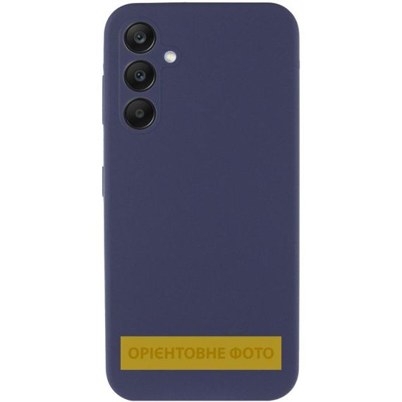 Чохол Silicone Cover Lakshmi Full Camera (AAA) для Samsung Galaxy S25 Edge Темно-синій / Midnight blue | Зображення 1