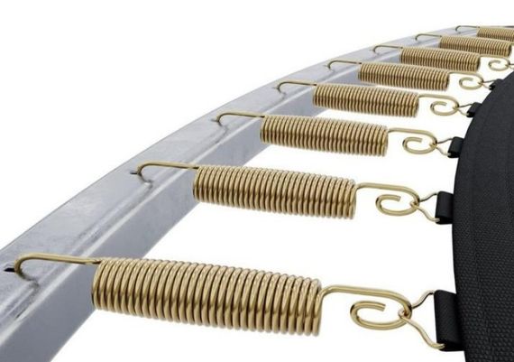 Батут із внутрішньою сіткою Zipro Jump Pro Premium 12 футів 374 см чорно-зелений (5907783039454) | Зображення 3