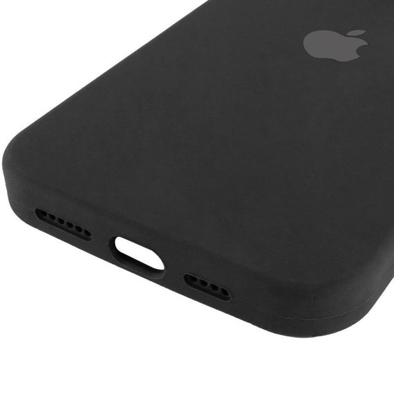 Чехол Silicone Case Full Protective (AA) для Apple iPhone 14 Pro (6.1") Черный / Black | Зображення 4