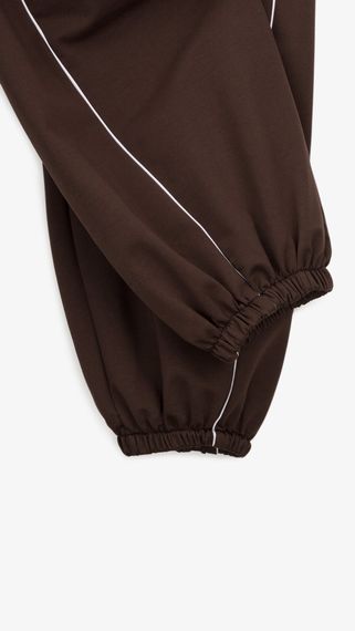 Спортивні штани однотонні для дівчинки Dinomin 18334 152 см Коричневий shop (2000999420597) | Зображення 2