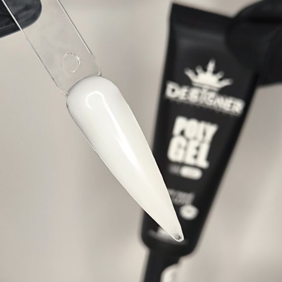 Полігель Designer №1 Milk White (у тюбику) 30мл | Зображення 1