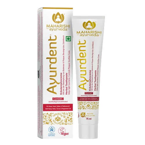 Зубная паста Аюрдент, Ayurdent, Classic, для крепких и здоровых зубов, натруальная зубная паста, 75 мл