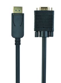 Перетворювач цифрового DisplayPort сигналу в VGA відео 1.8 m Cablexpert CCP-DPM-VGAM-6