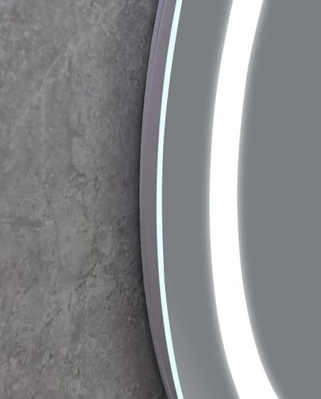 Дзеркало Mixxus Plain MC02-60 (годинник, LED-підсвічування, антизапотівання) (MI6012) | Зображення 3