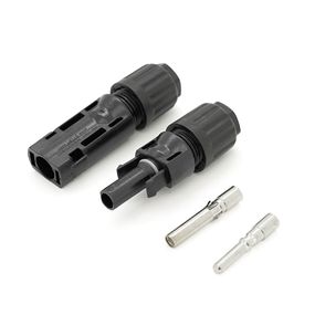 Коннектор MC4 1500V, 50A, луженный-медный трубчатый, под сечение 4-10мм2.0.5 мОм