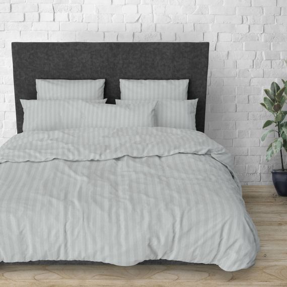 Наволочка бязева Stripy Grey SoundSleep бязь 50х70 см | Зображення 2